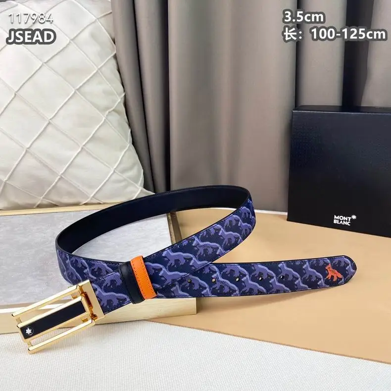 Montblanc belt 35mmX100-125cm 8L11